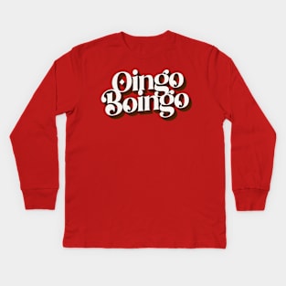 Oingo Boingo Oingo Boingo Oingo Boingo Oingo Boingo Kids Long Sleeve T-Shirt